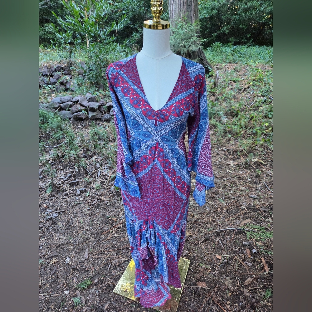 ba&sh Long Sleeve V-Neck‎ Bohemian Festival Size Small